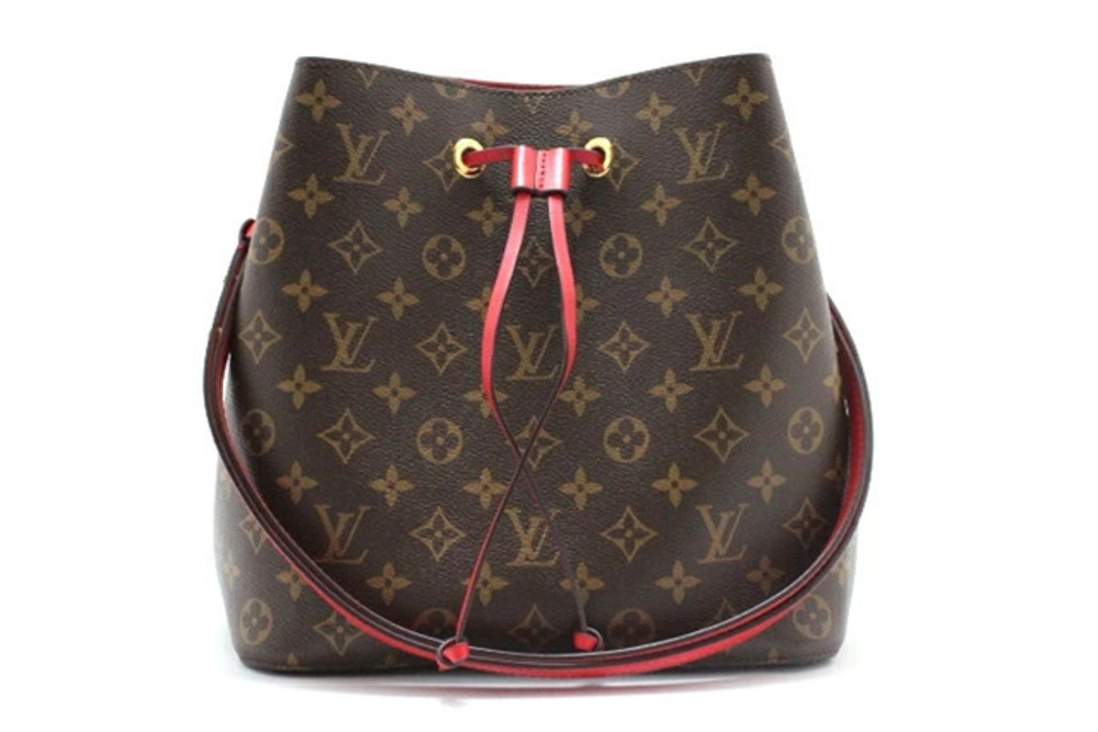 LOUIS VUITTON Neo Noe Shoulder Bag Monogram Coquelicot Red